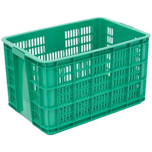 KONTAINER PLASTIK INDUSTRIAL SERBAGUNA ATARI 9889 L (LUBANG) UKURAN 56,7 x 38,4 x 32 CM | RAJA PLASTIK INDONESIA